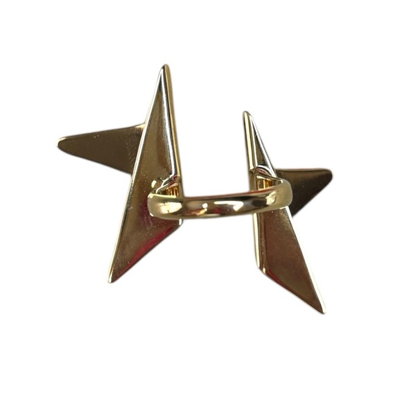 Ferragamo Half Star Gold Ring - Picture 7 of 8